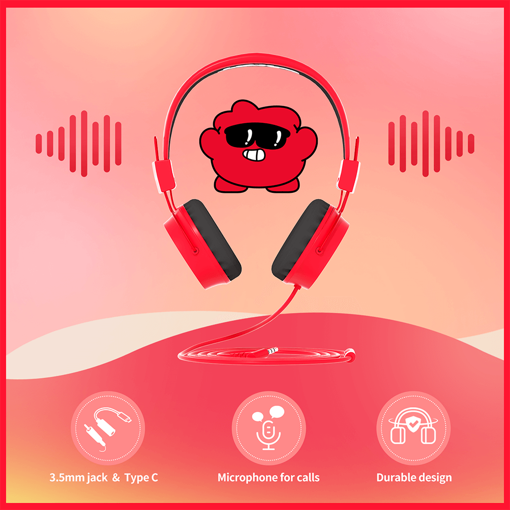 Booma Beats Wired Headphones